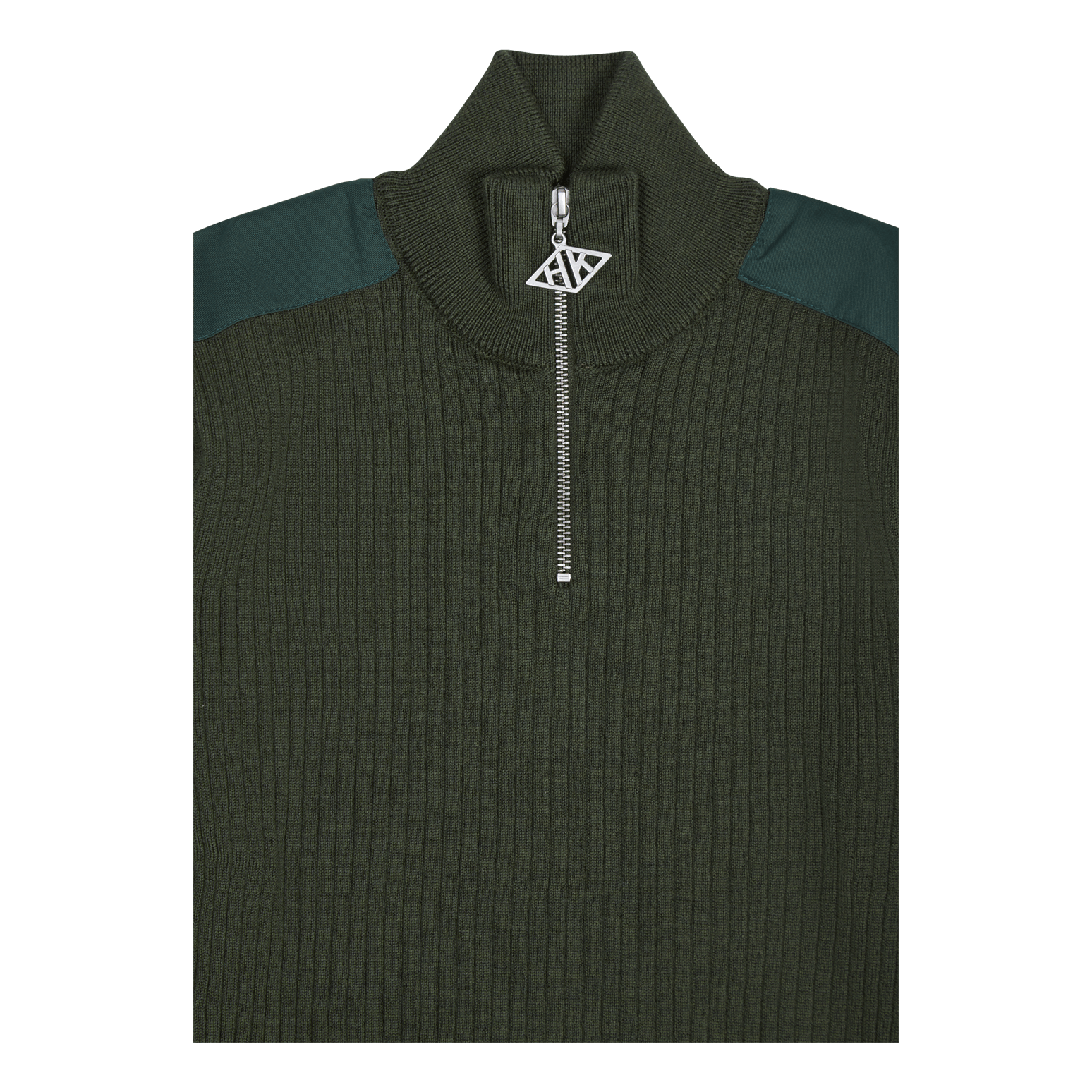 Zip Turtleneck Army Green