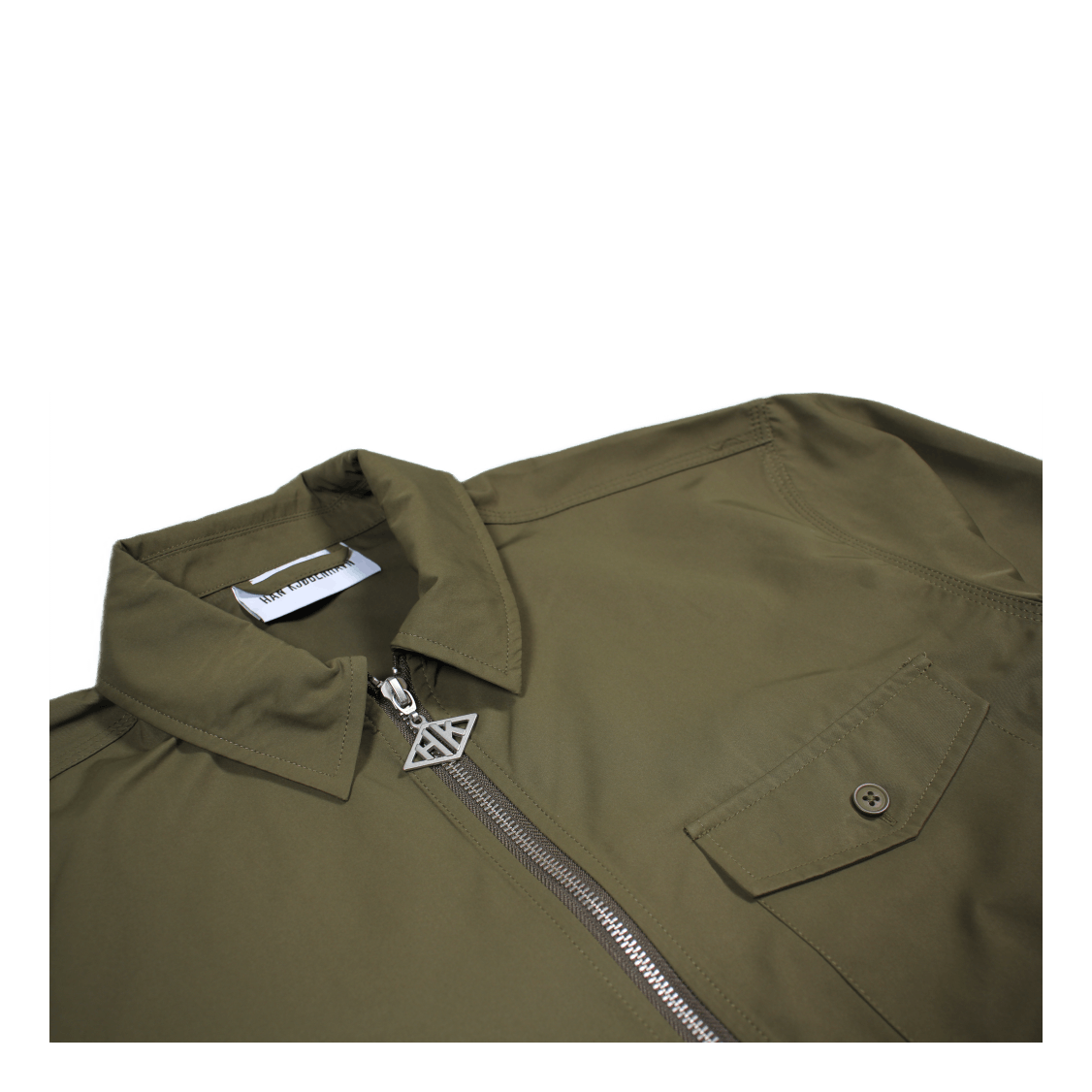 Army Shirt Zip Green