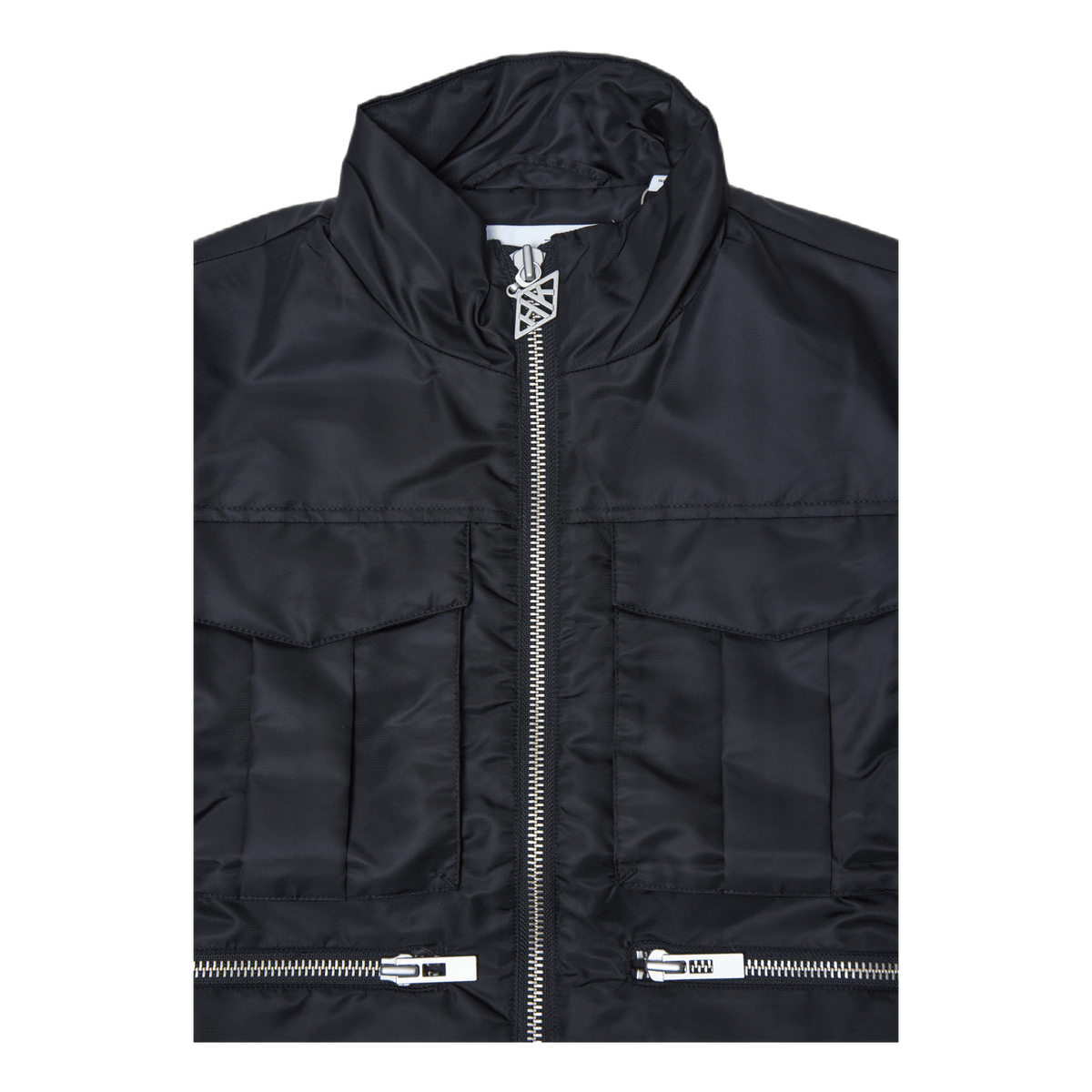 Padded Vest Faded Black