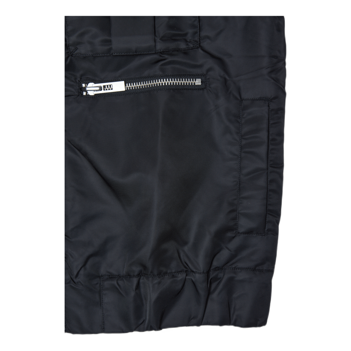 Padded Vest Faded Black