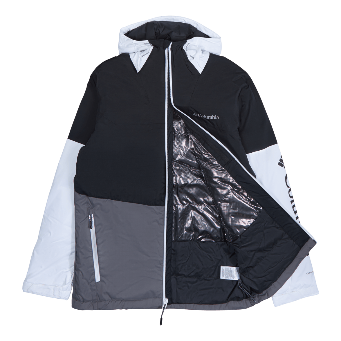 Point Park Insulated Jac Black, City Grey, White