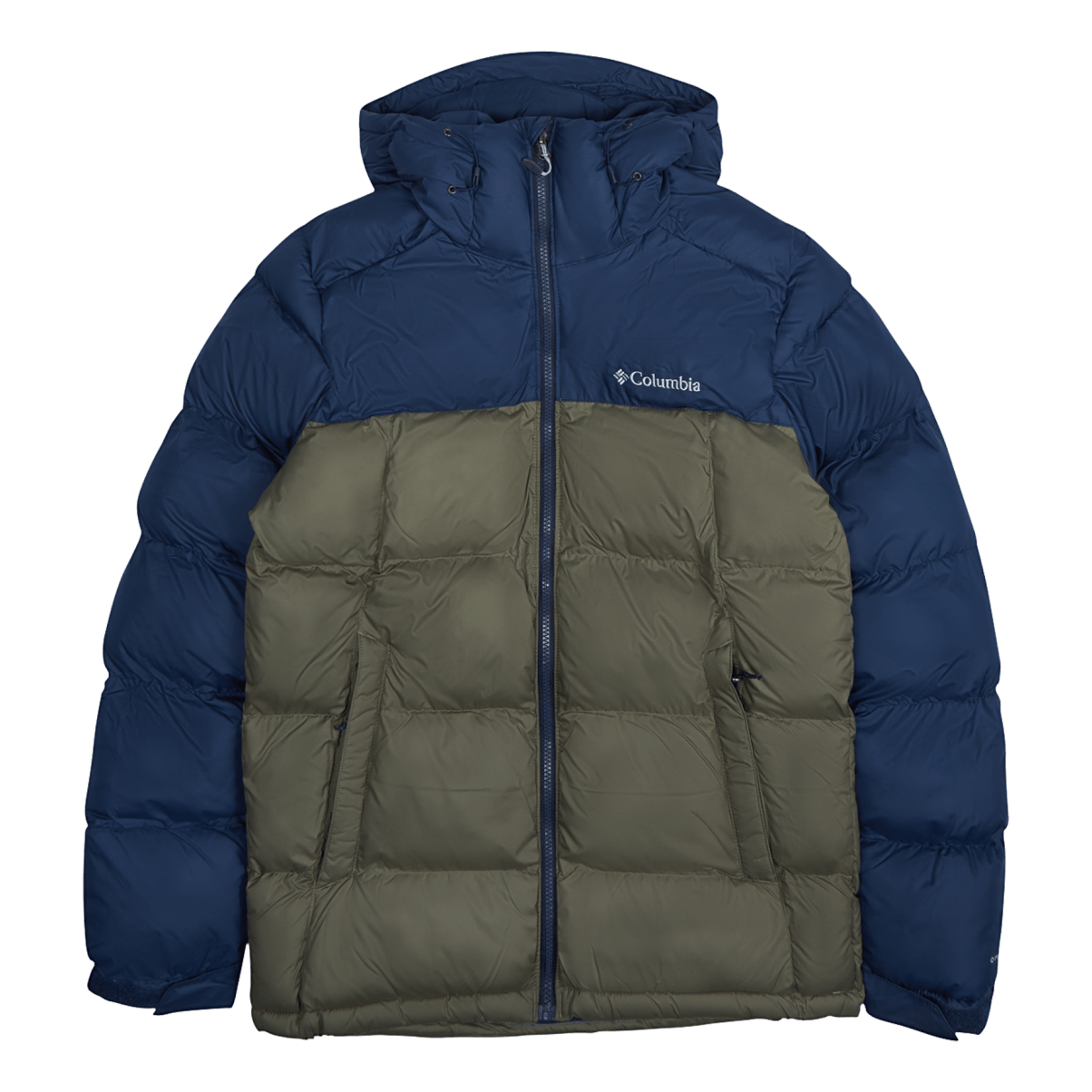 Pike Lake Hdd Jkt Stone Green, Collegiate Navy