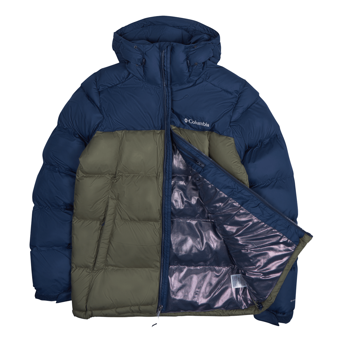 Pike Lake Hdd Jkt Stone Green, Collegiate Navy