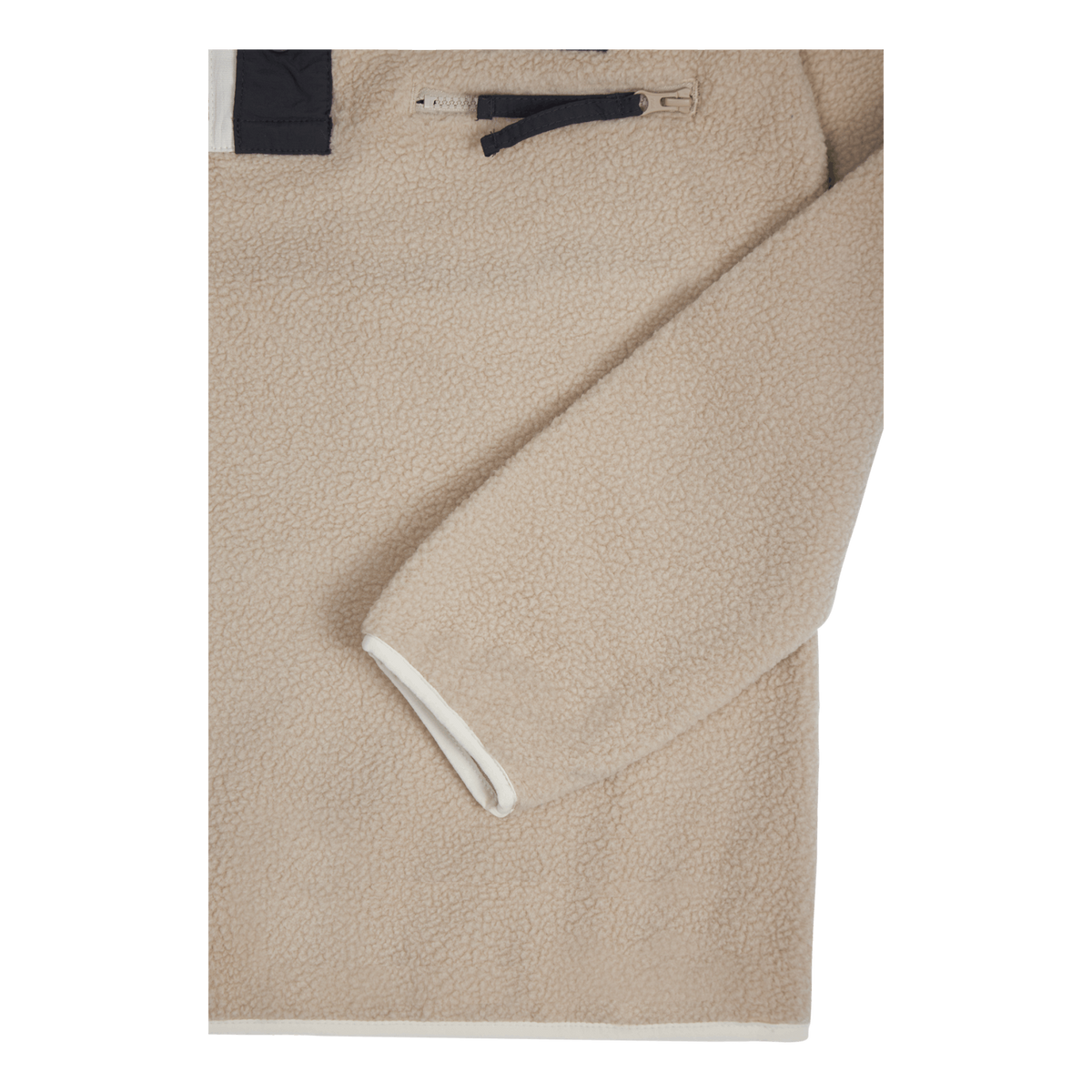 Helvetia Half Snap Fleece Ancient Fossil