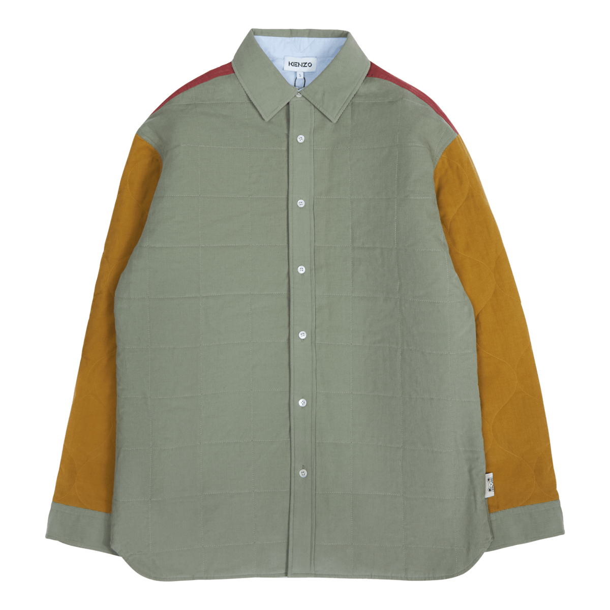 Reversible Quilted Shirt Lime Tea