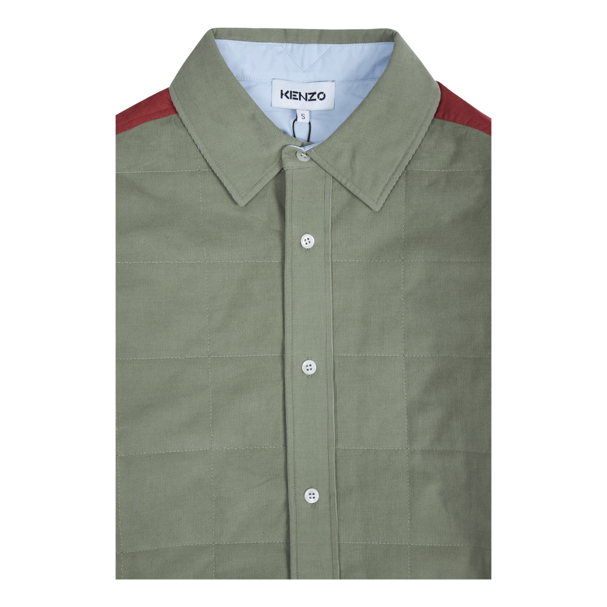 Reversible Quilted Shirt Lime Tea