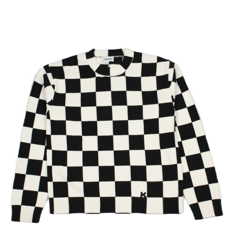 Checks Jumper White