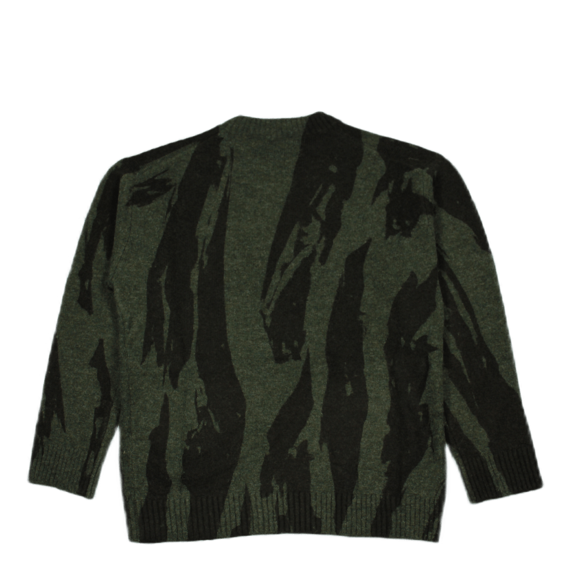 Pleat Camo' Comfort Jumper Dark Khaki