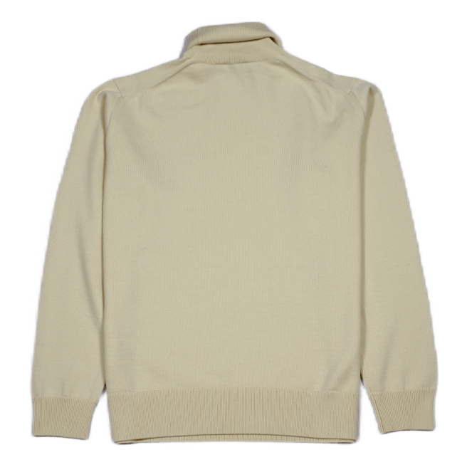 Tiger Crest Turtleneck Jumper Cream