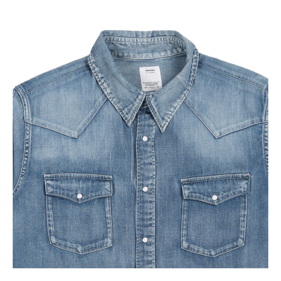 Social Sculpture Shirt Damaged Lt.indigo