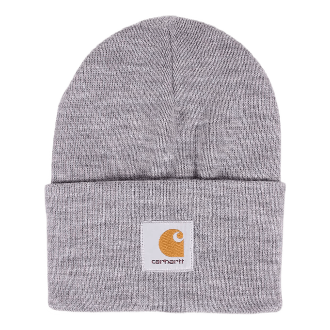 Acrylic Watch Hat 100% Acrylic Grey Heather