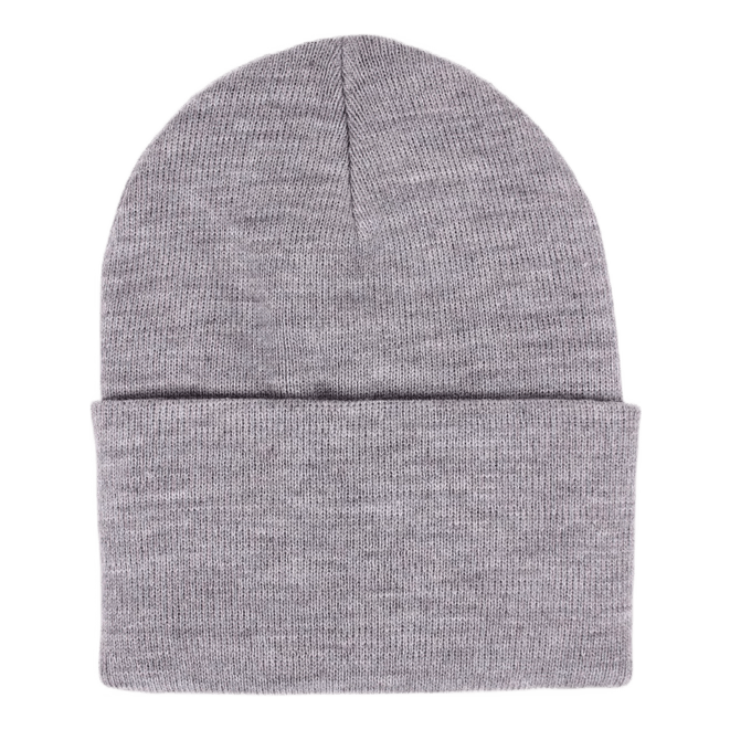 Acrylic Watch Hat 100% Acrylic Grey Heather