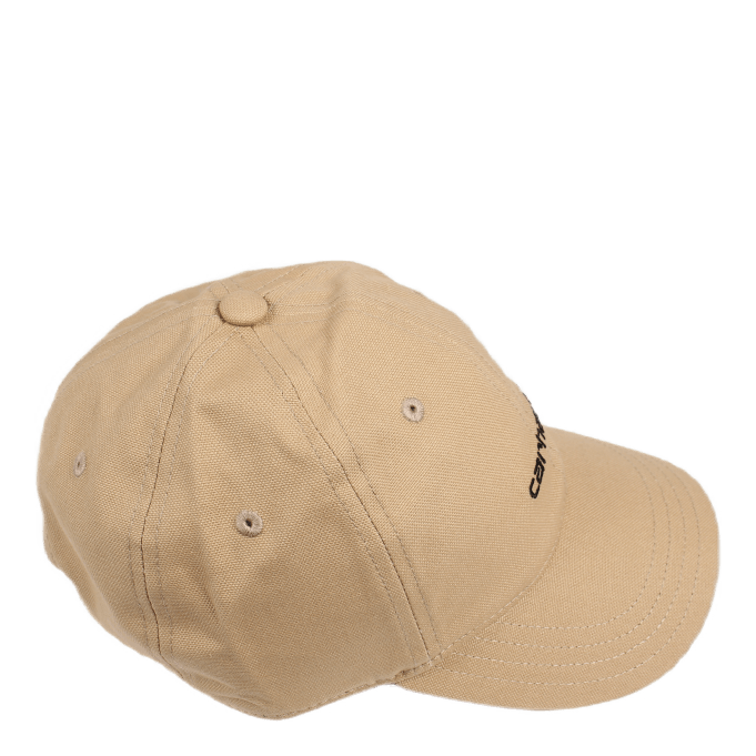 Canvas Script Cap Cotton Canva Dusty H Brown / Black