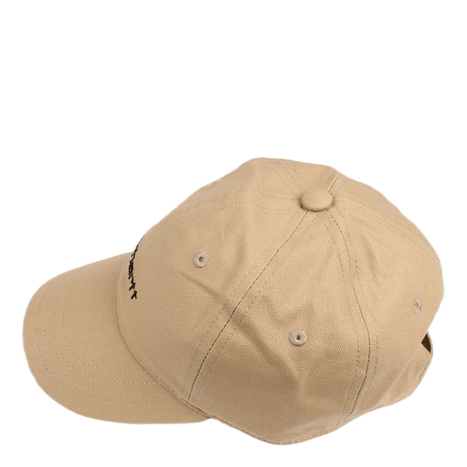 Canvas Script Cap Cotton Canva Dusty H Brown / Black