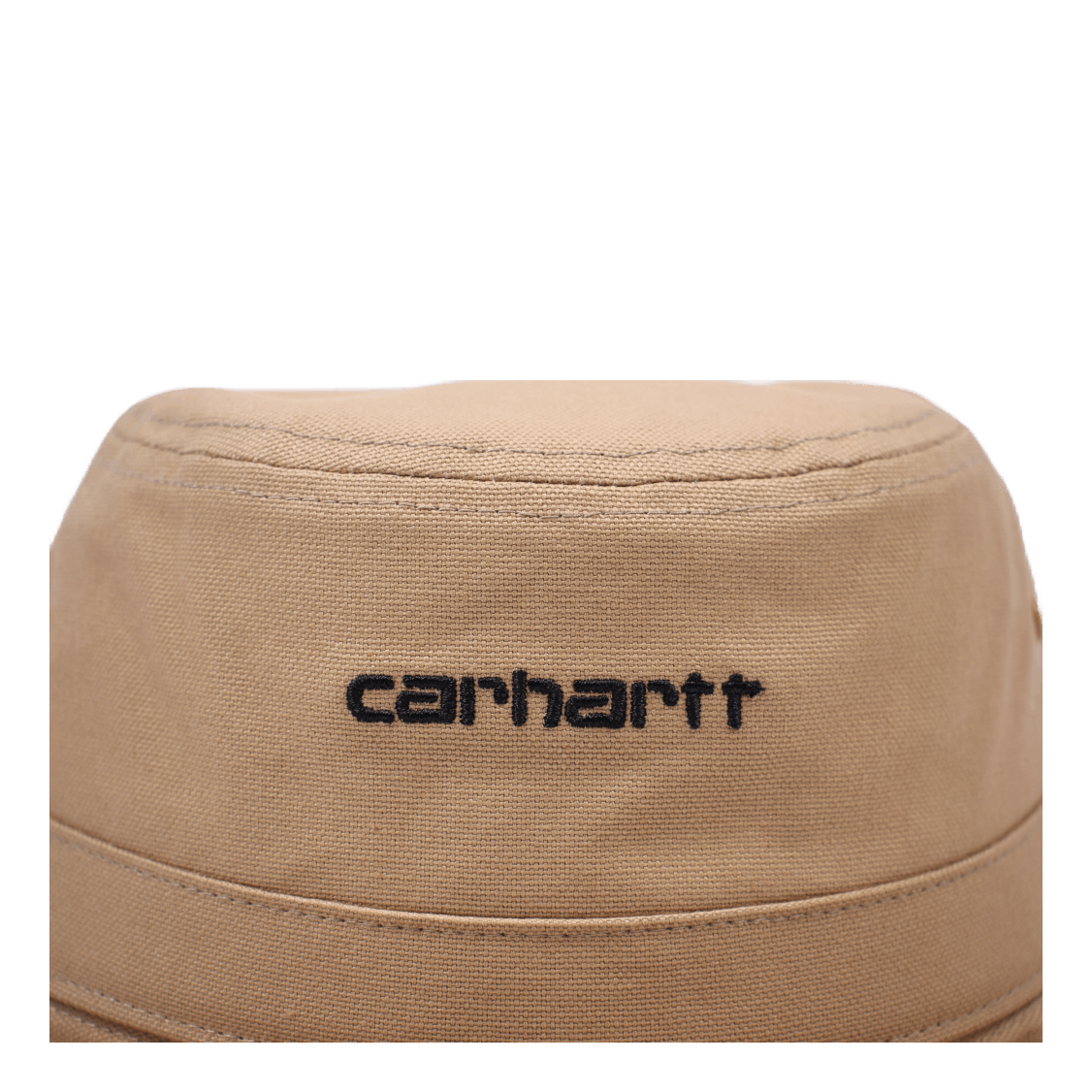 Script Bucket Hat Cotton Canva Dusty H Brown / Black