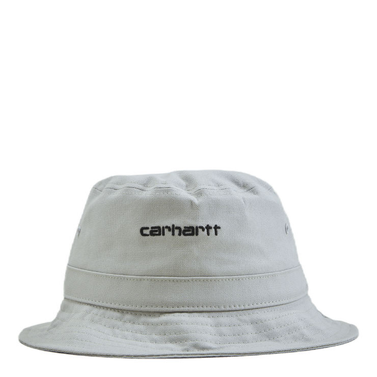 Script Bucket Hat Cotton Canva Hammer / Black