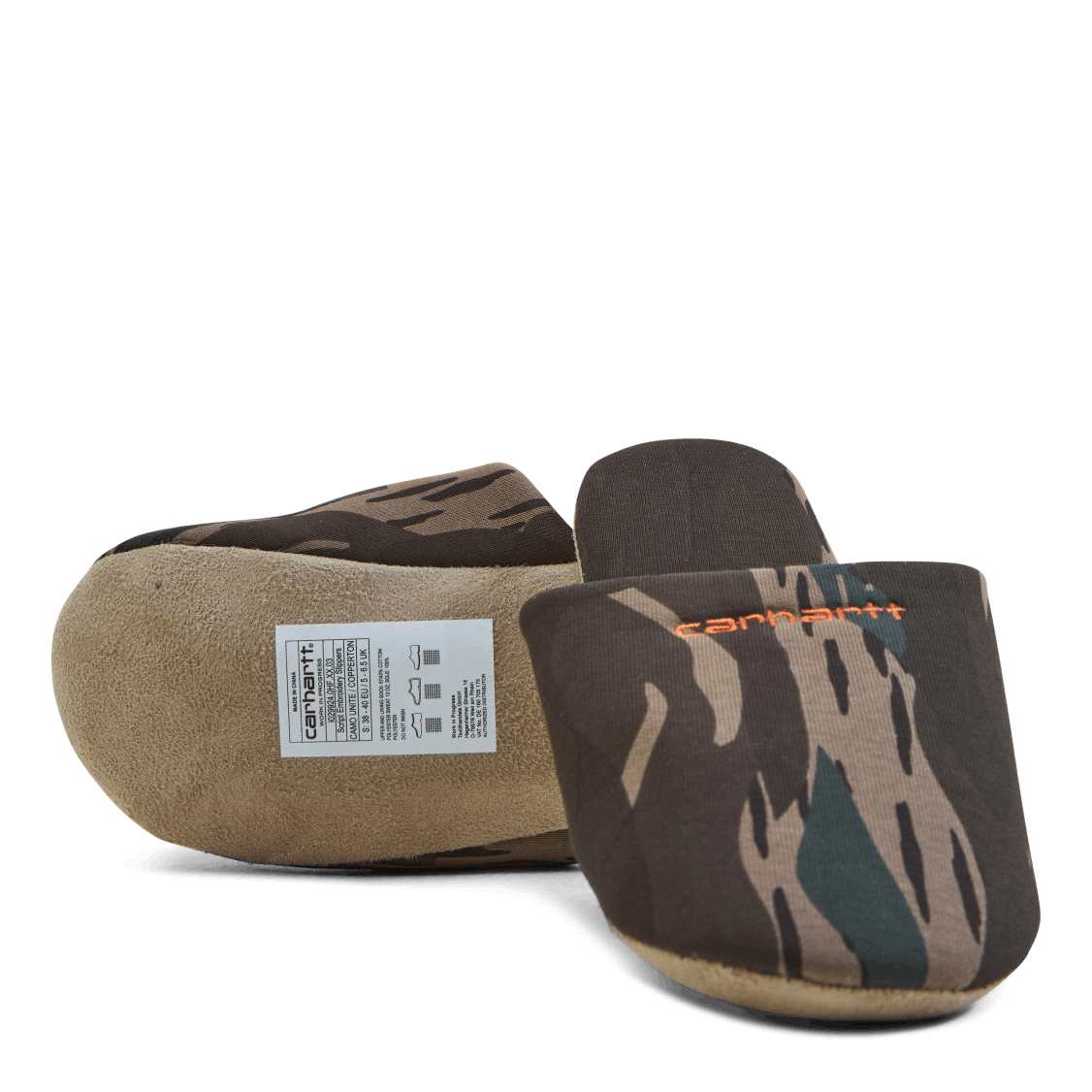 Script Embroidery Slippers 80/ Camo Unite / Copperton