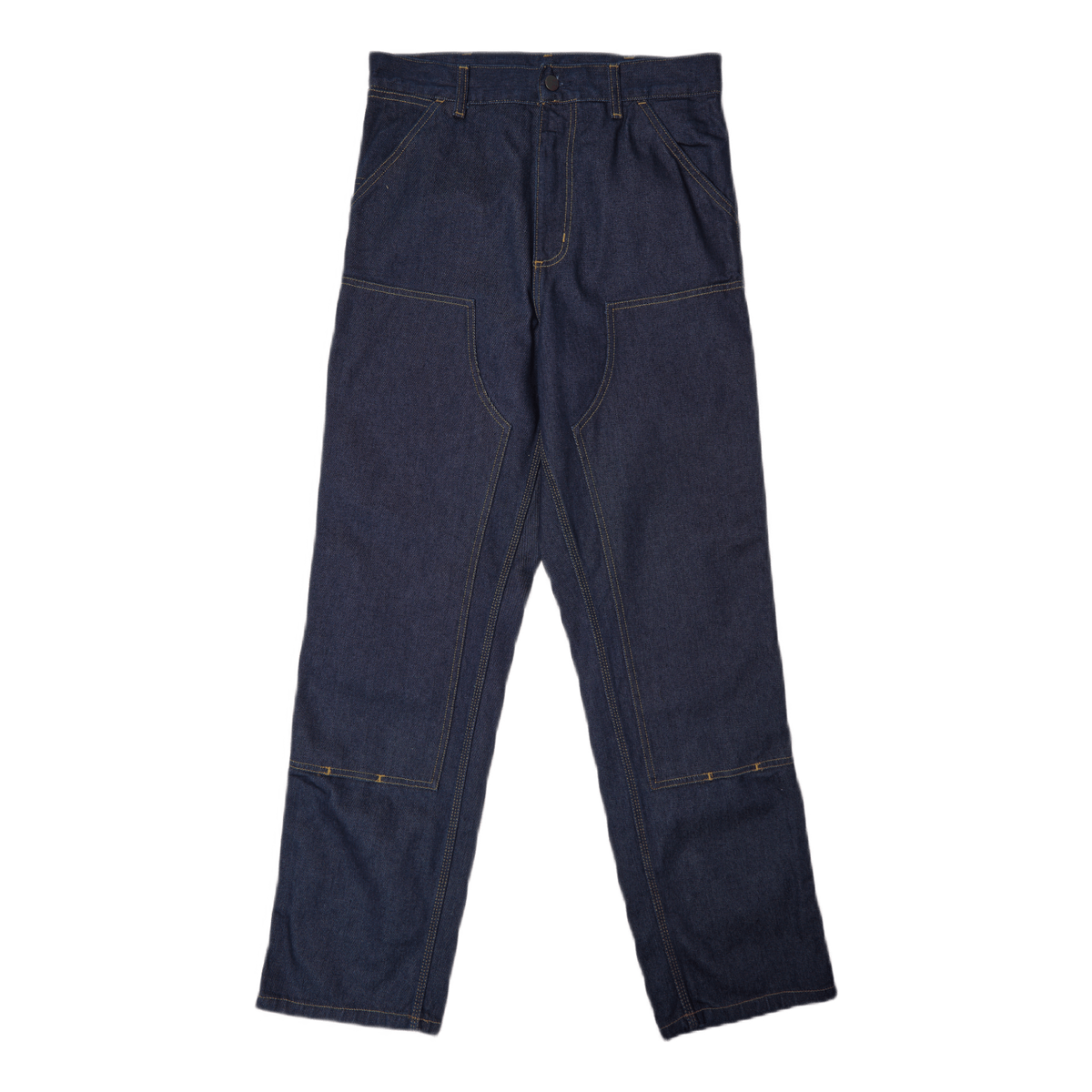 Double Knee Pant Organic Cotto Blue One