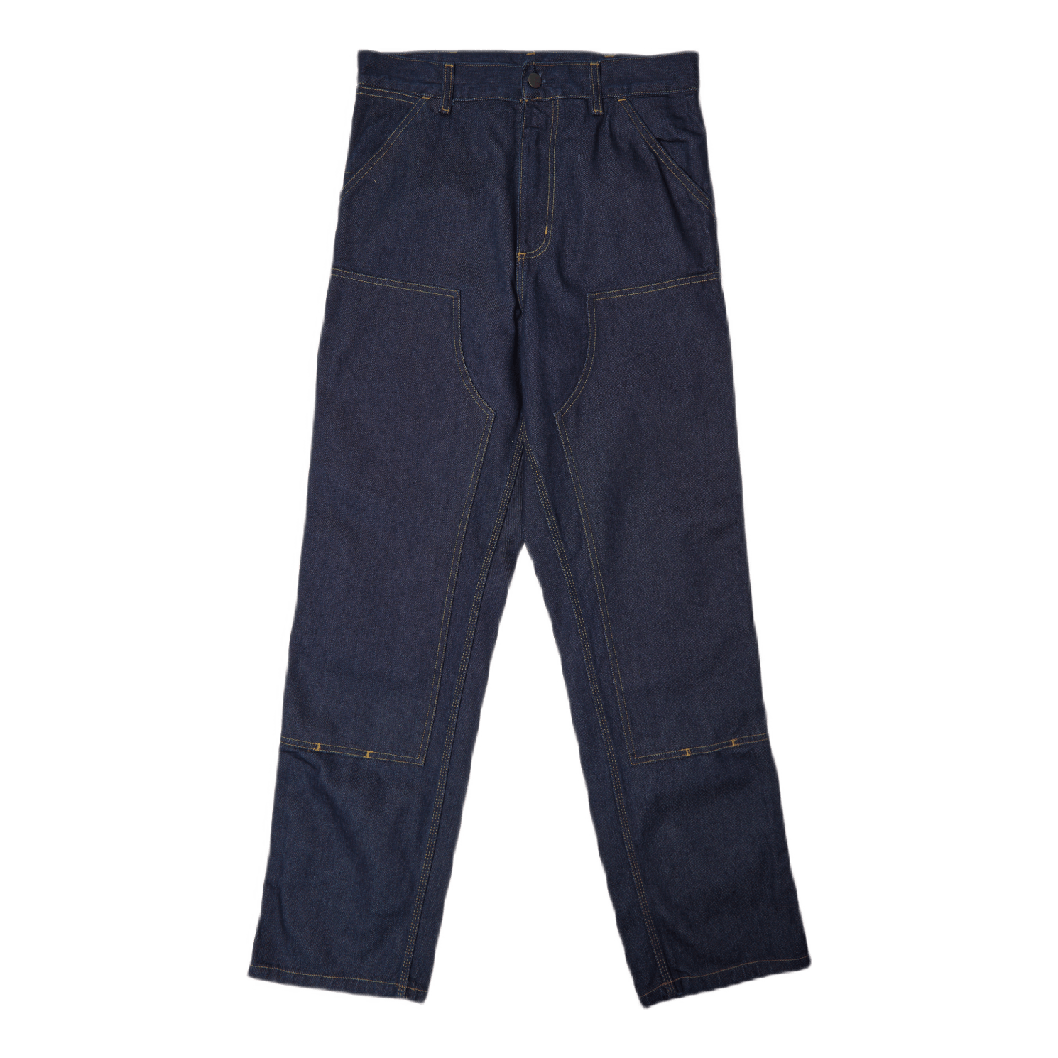 Double Knee Pant Organic Cotto Blue One