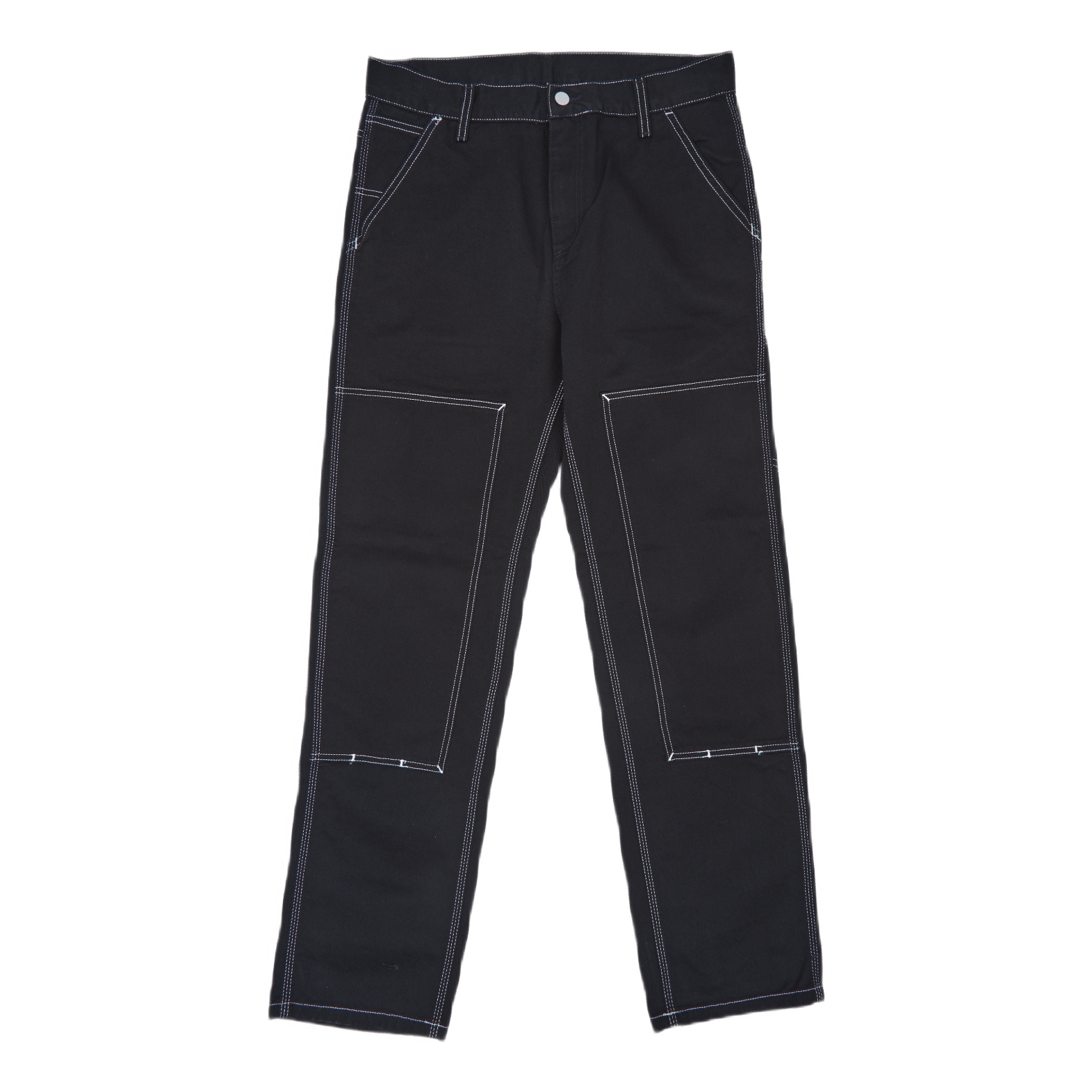 Double Front Pant Cotton Altad Black