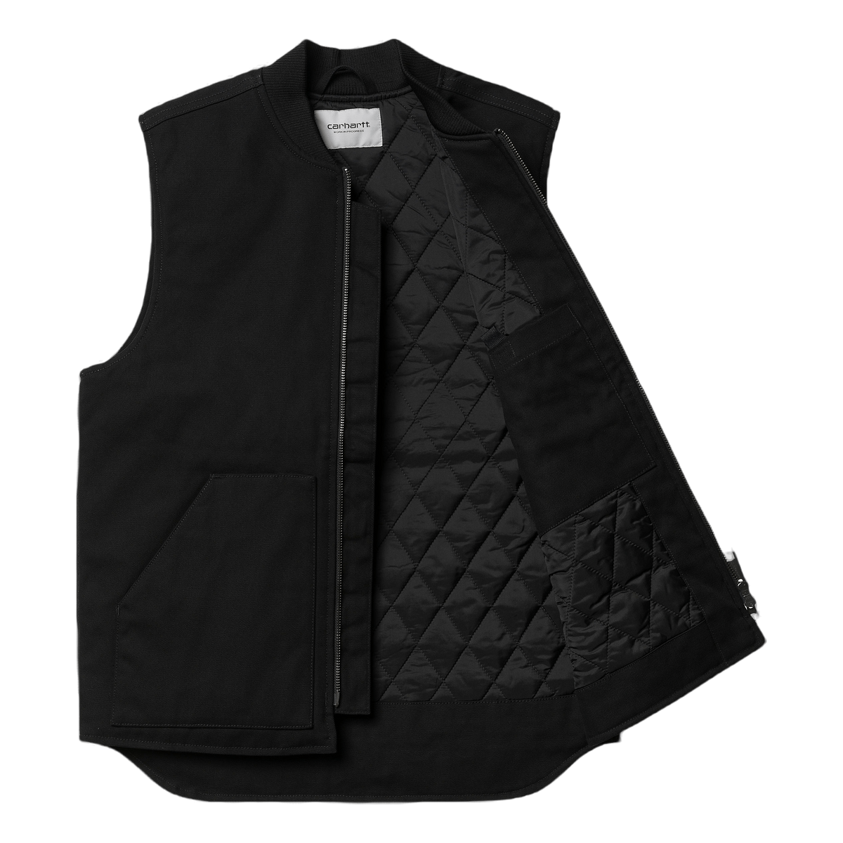 Vest 100% Organic Cotton 'dear Black