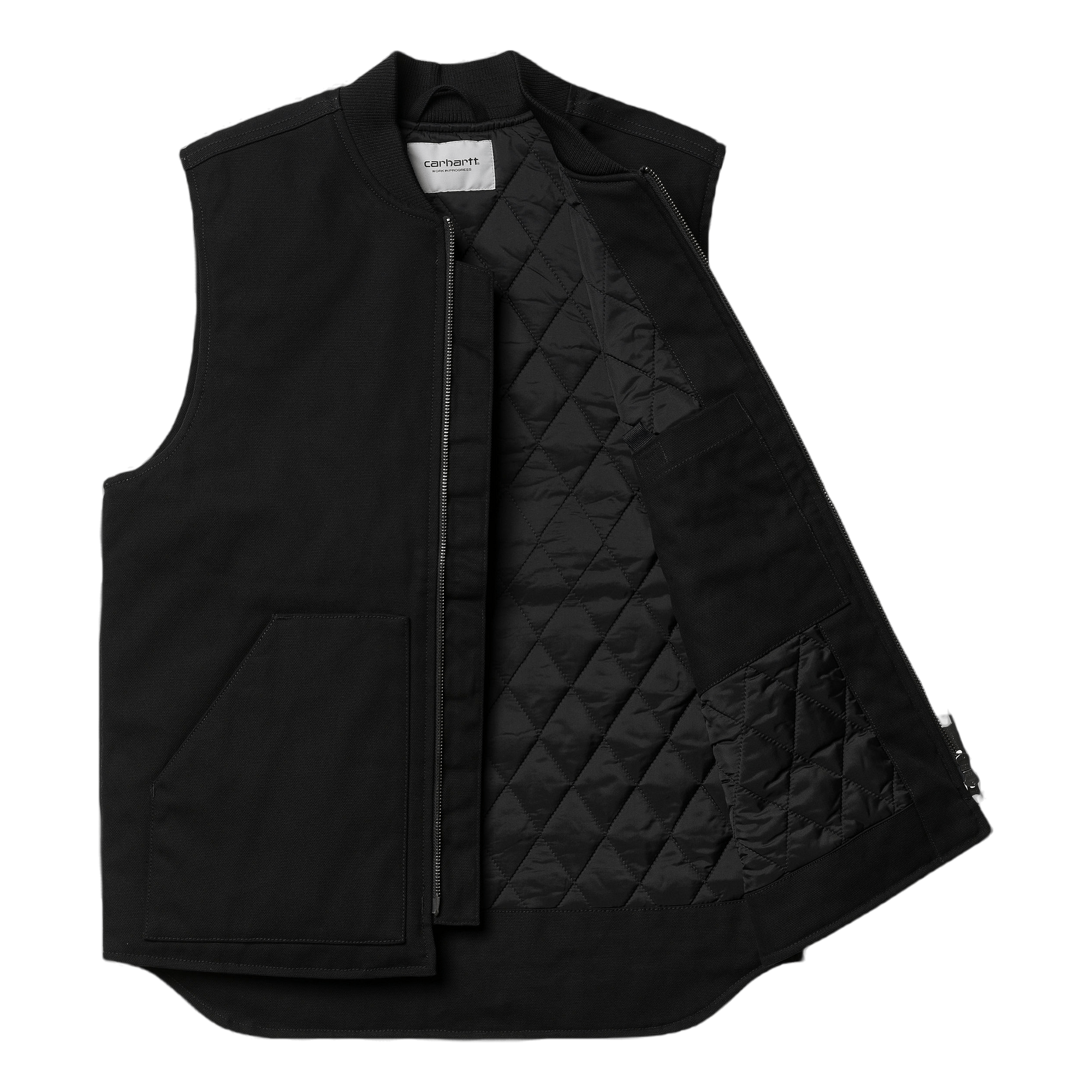 Vest 100% Organic Cotton 'dear Black