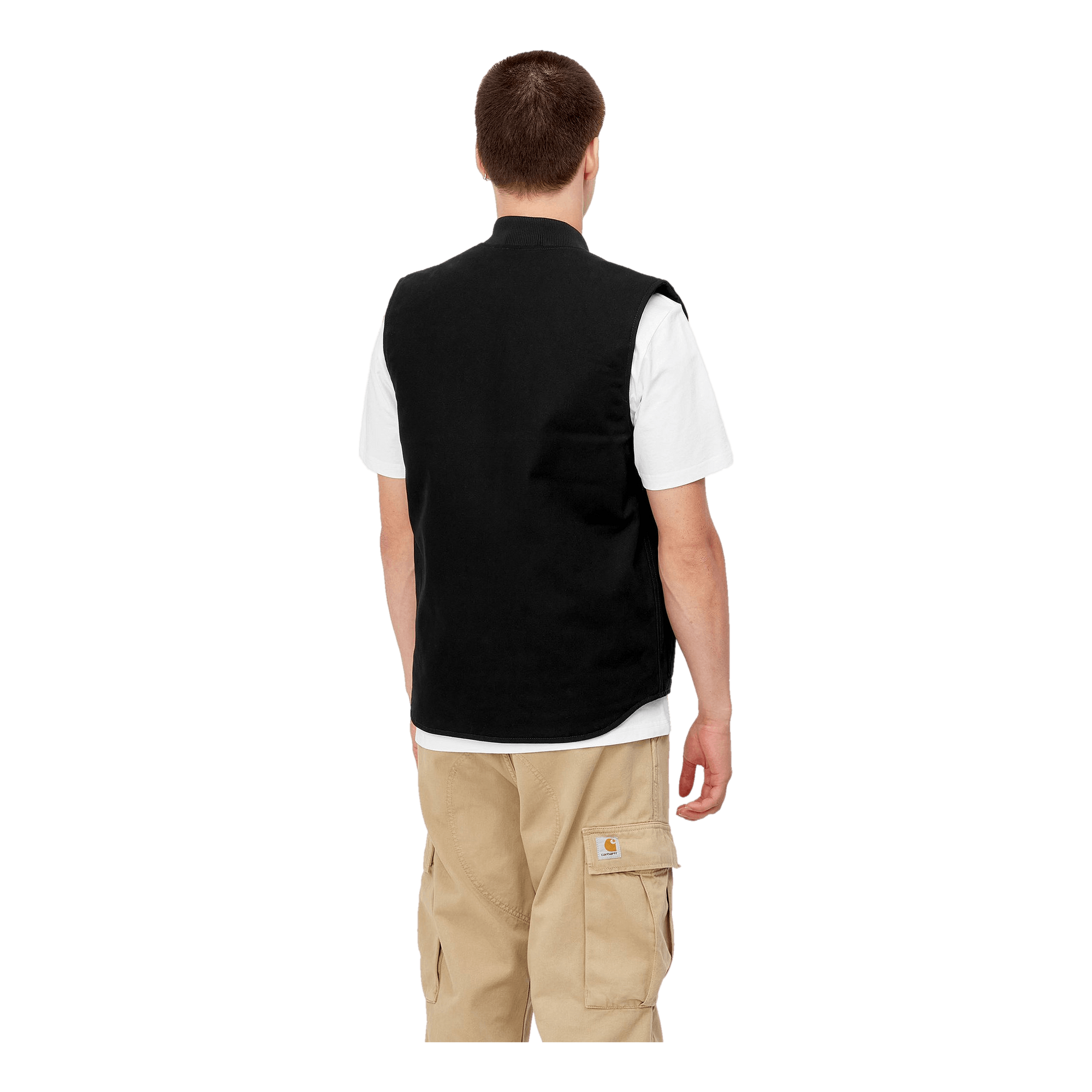 Vest 100% Organic Cotton 'dear Black