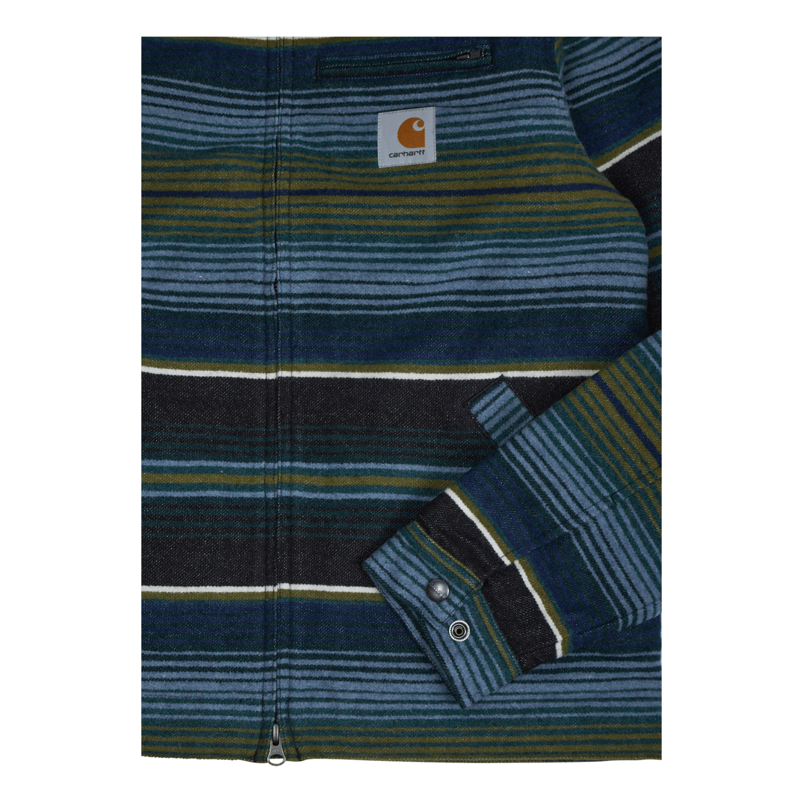 Detroit Tuscon Jacket 65/30/5% Tuscon Stripe, Black