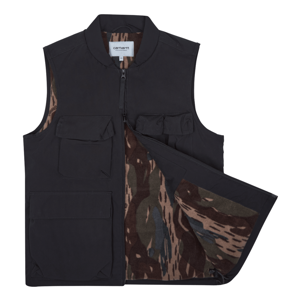 Kilda Vest 100% Polyester Popl Black