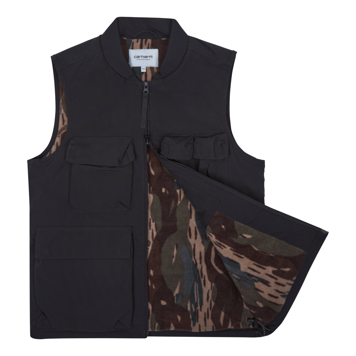 Kilda Vest 100% Polyester Popl Black