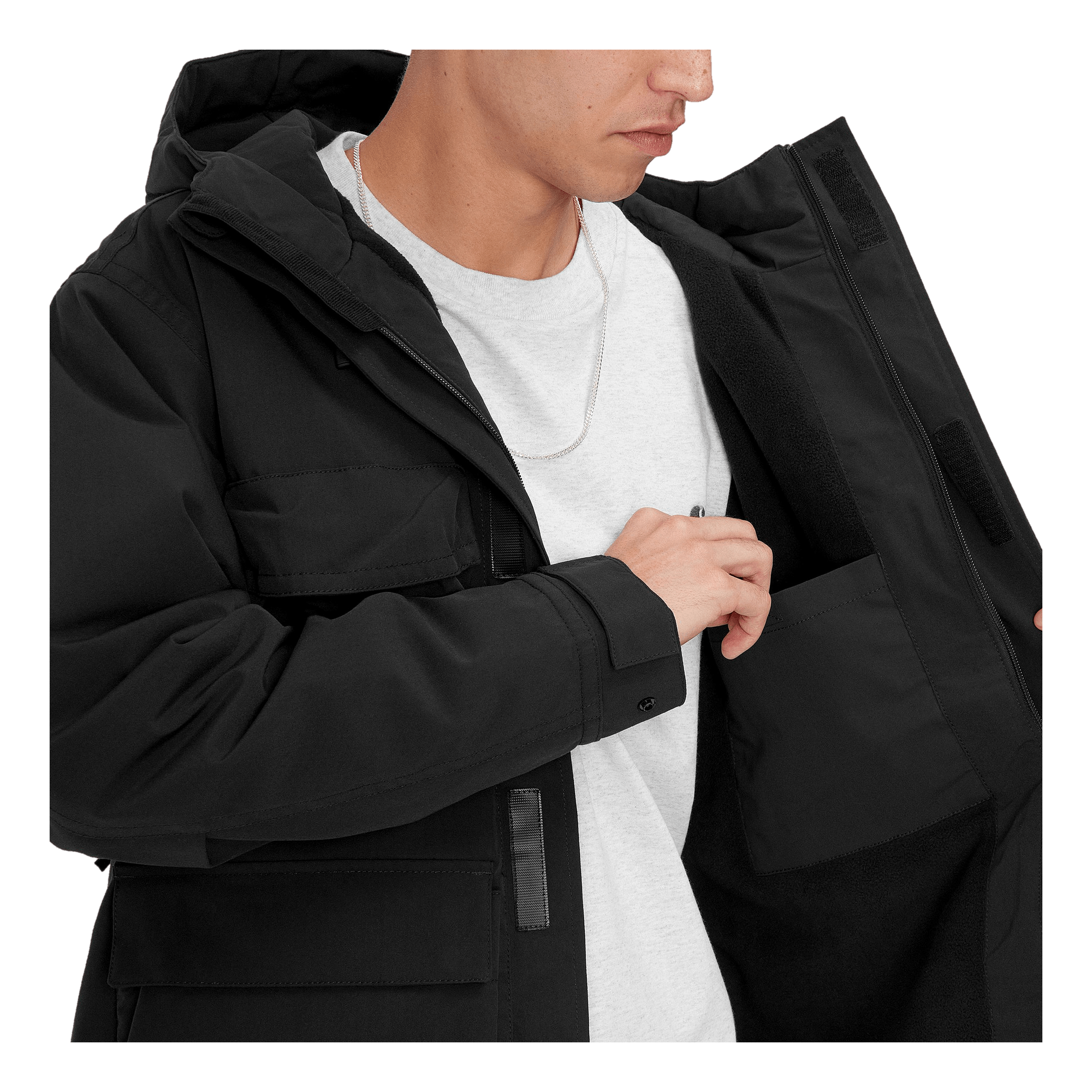 Kilda Jacket 100% Polyester Popl Black