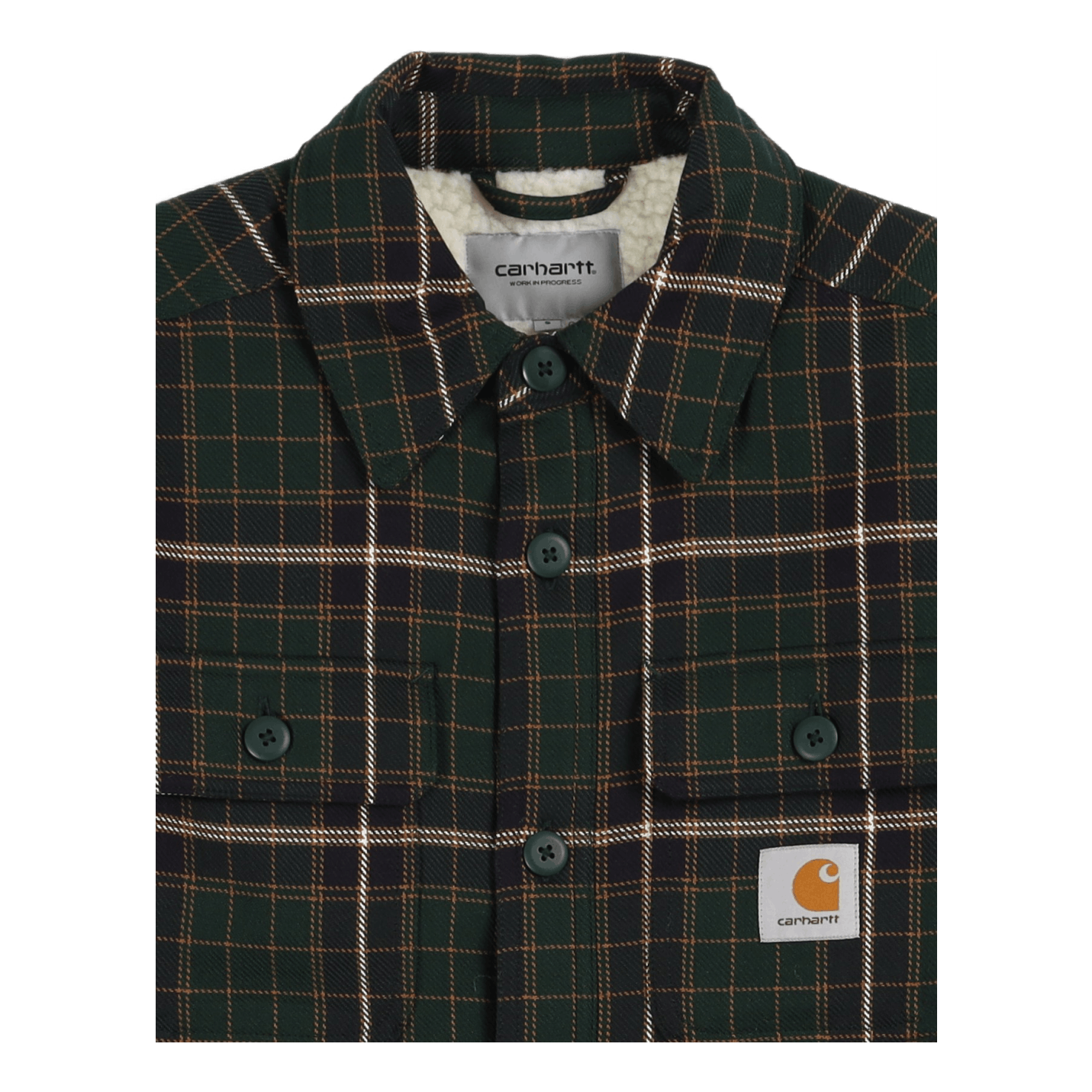 Archer Shirt Jac Cotton Twill Archer Check, Grove