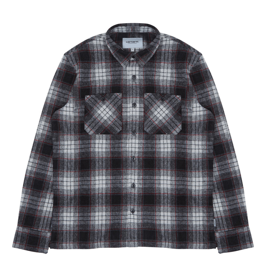 L/s Hagen Shirt 55/40/5% Polye Hagen Check, Hammer
