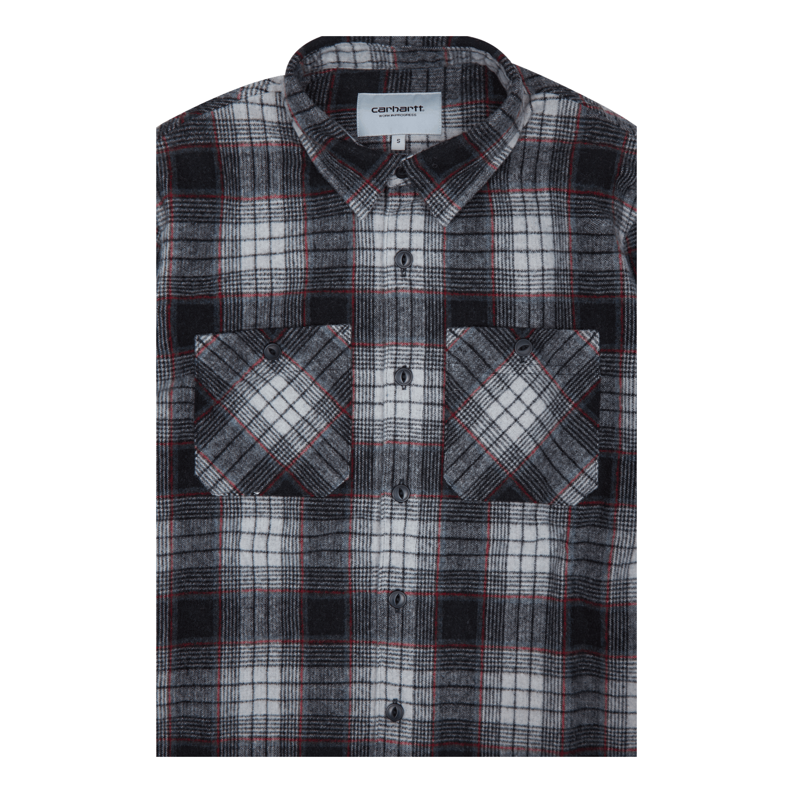 L/s Hagen Shirt 55/40/5% Polye Hagen Check, Hammer
