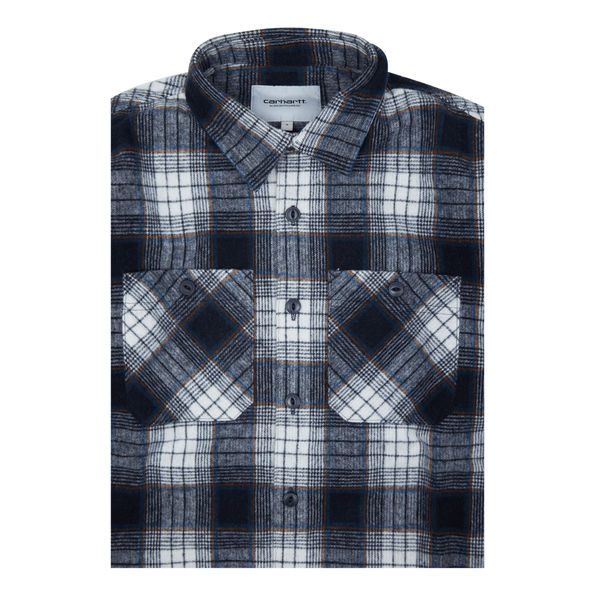 L/s Hagen Shirt 55/40/5% Polye Hagen Check, Wax