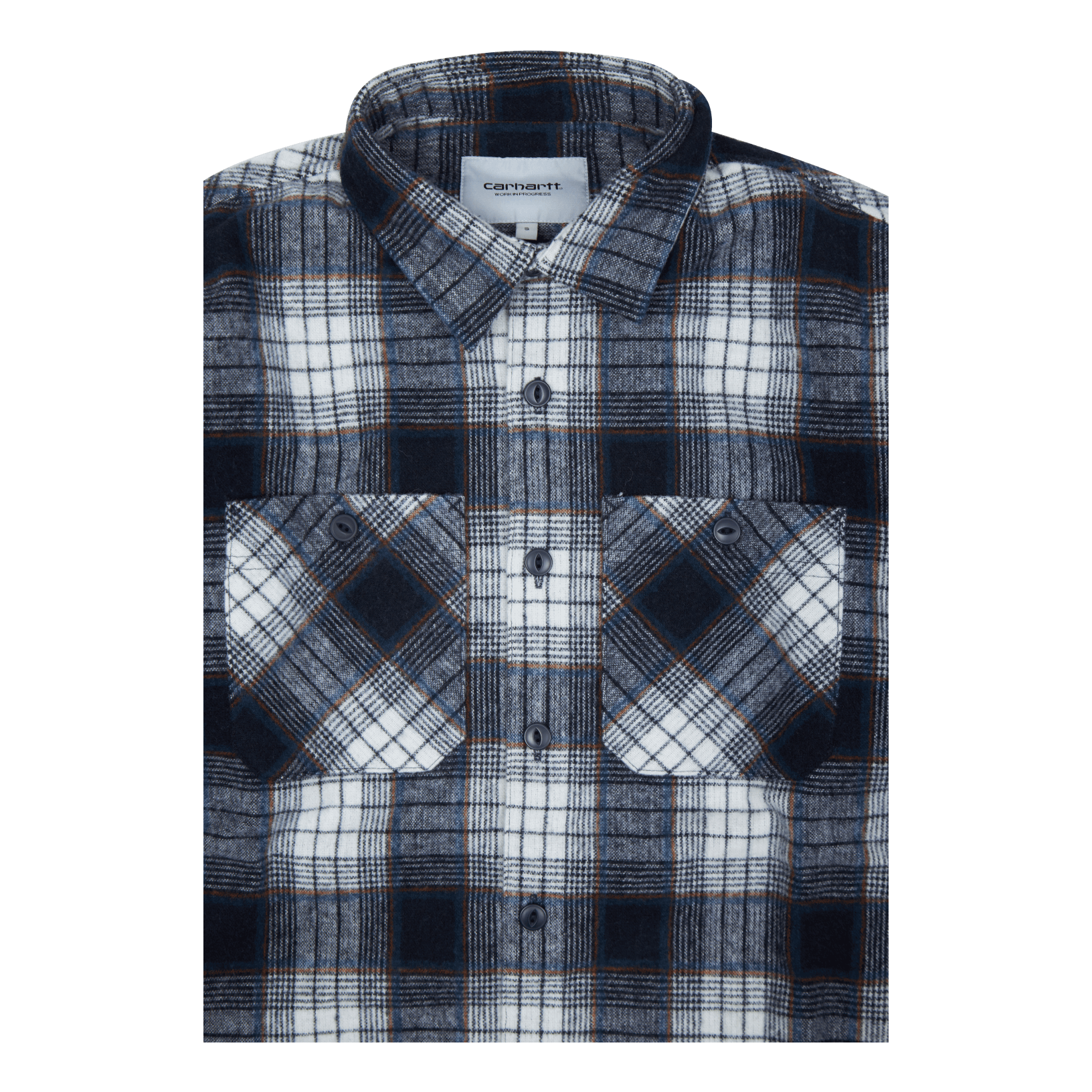 L/s Hagen Shirt 55/40/5% Polye Hagen Check, Wax