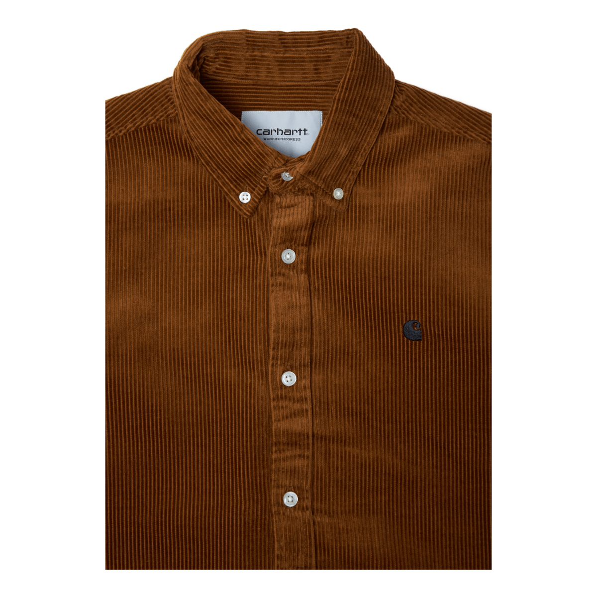 L/s Madison Cord Shirt 100% Co Tawny / Black