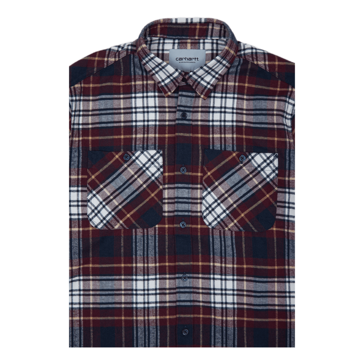 L/s Dunbar Shirt 100% Cotton H Dunbar Check, Wine