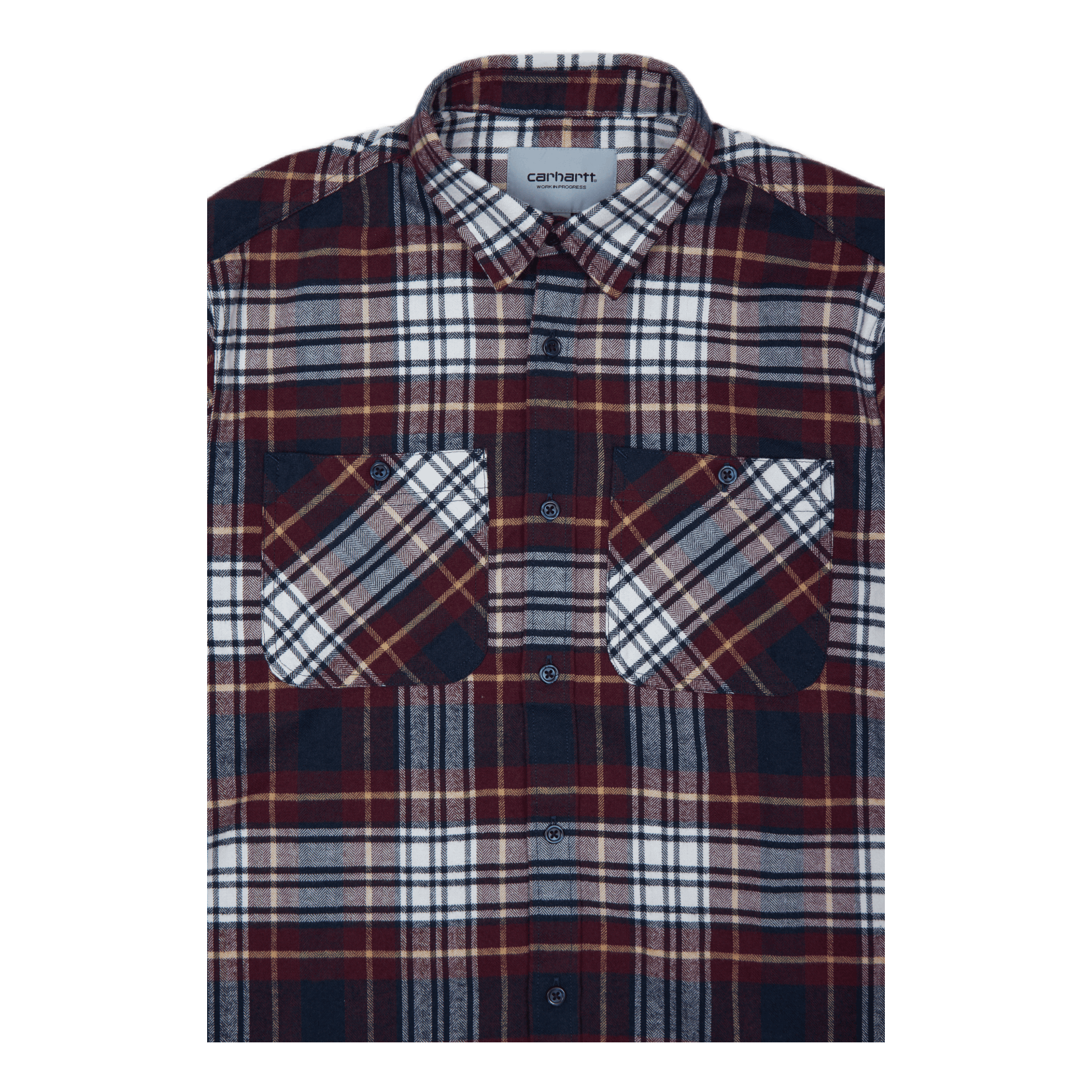 L/s Dunbar Shirt 100% Cotton H Dunbar Check, Wine