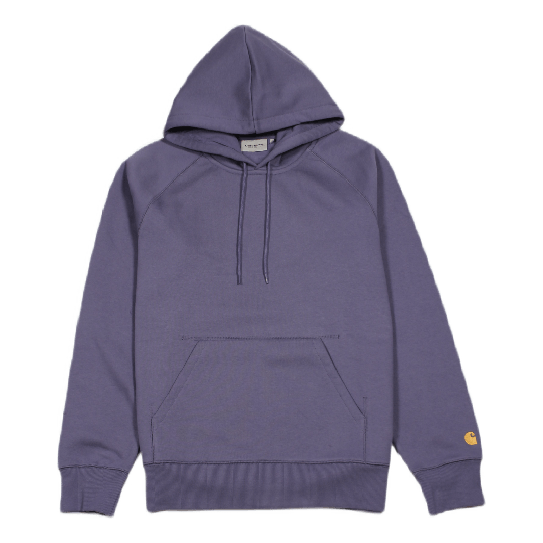 Hooded Chase Sweat Cotton/poly Cold Viola / Gold