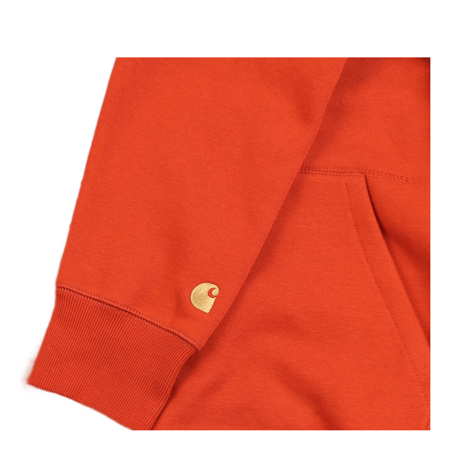 Hooded Chase Sweat Cotton/poly Copperton / Gold