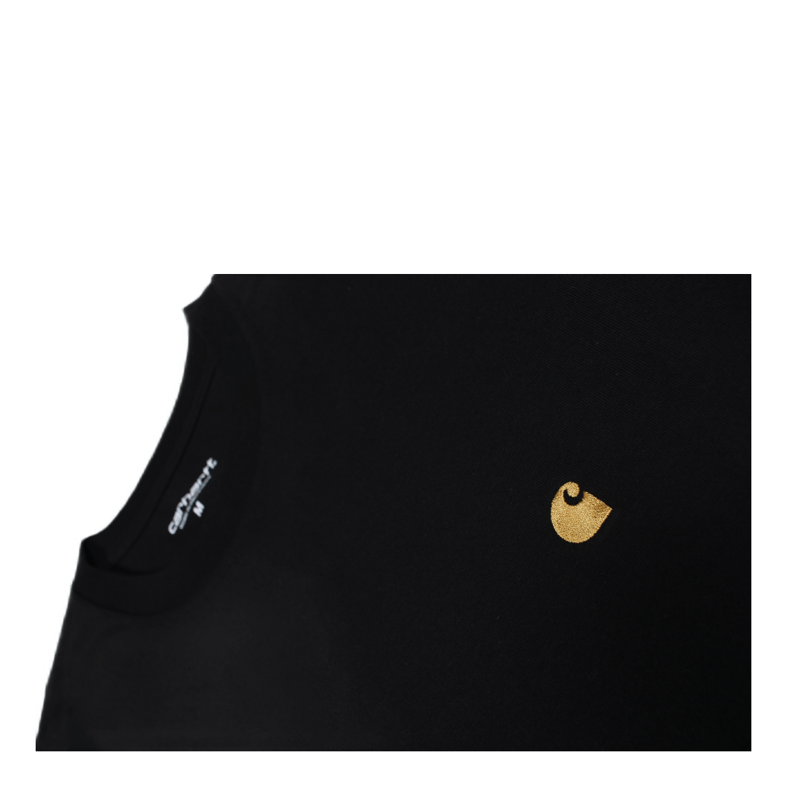 L/s Chase T-shirt 100% Cotton  Black / Gold