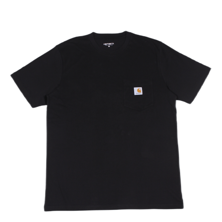 S/s Pocket T-shirt Cotton Sing Black