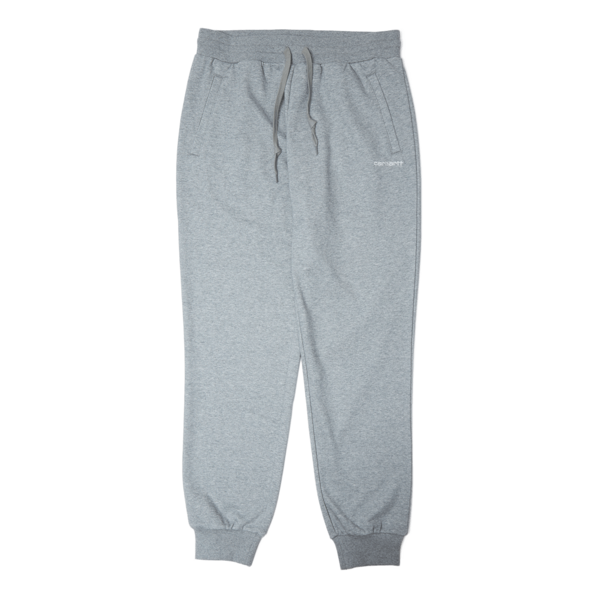 W&#39; Script Embroidery Swt Pant  Grey Heather / White