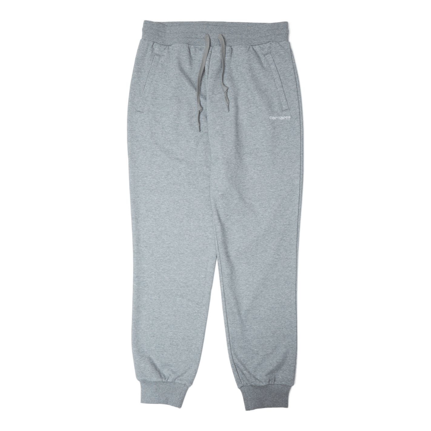 W' Script Embroidery Swt Pant  Grey Heather / White