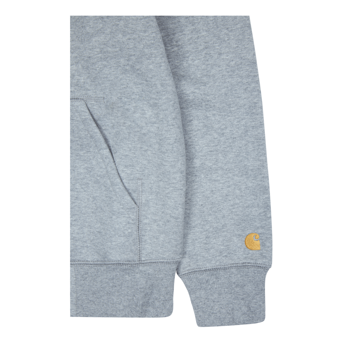 Hooded Chase Jacket Cotton/pol Grey Heather / Gold