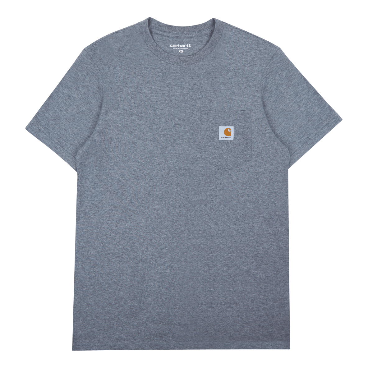 S/s Pocket T-shirt Cotton Sing Dark Grey Heather