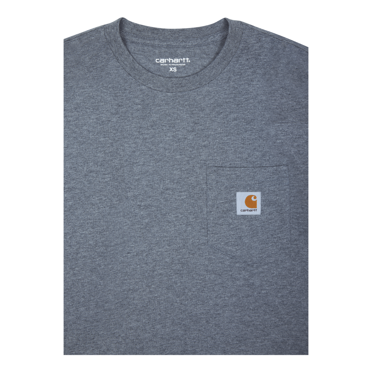 S/s Pocket T-shirt Cotton Sing Dark Grey Heather