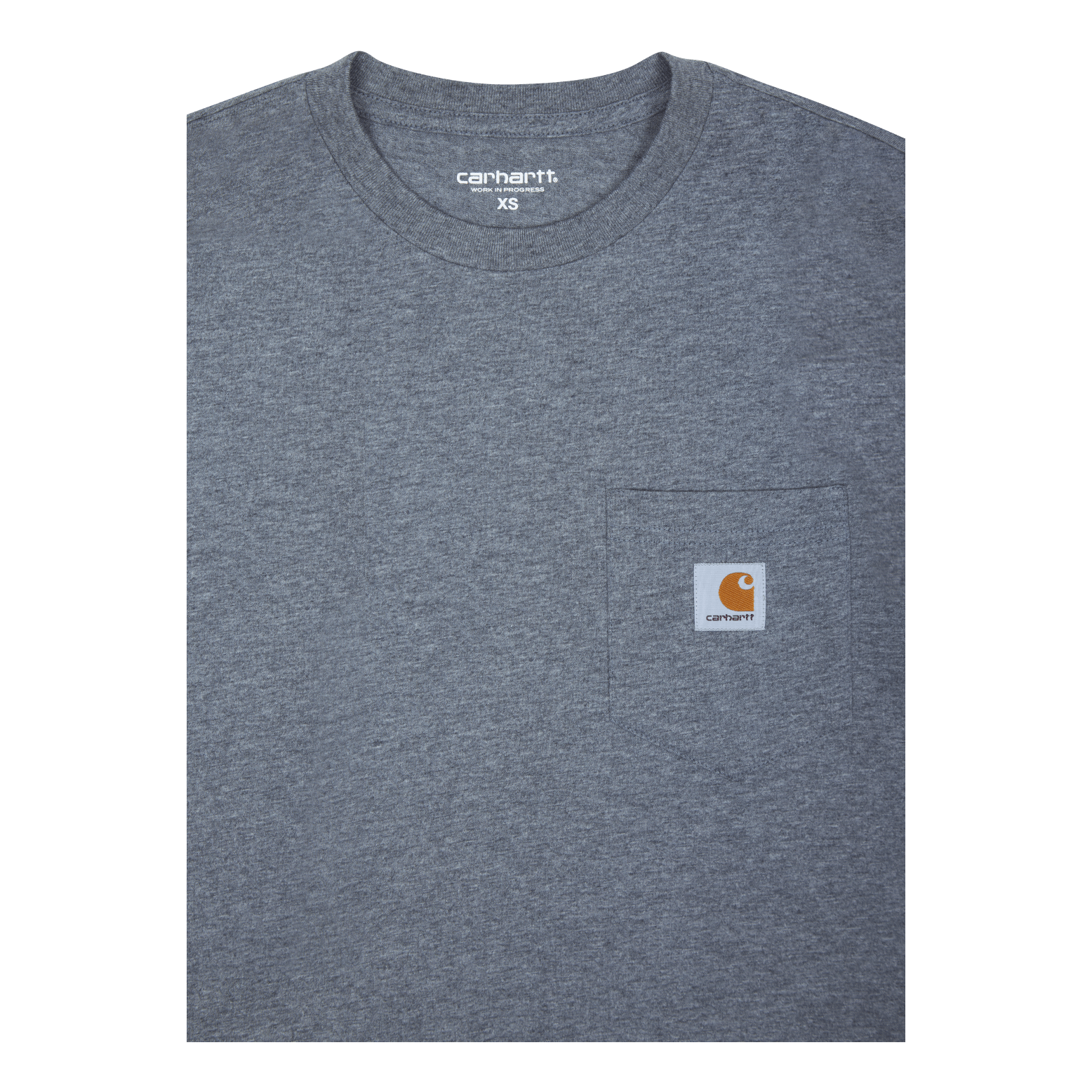 S/s Pocket T-shirt Cotton Sing Dark Grey Heather