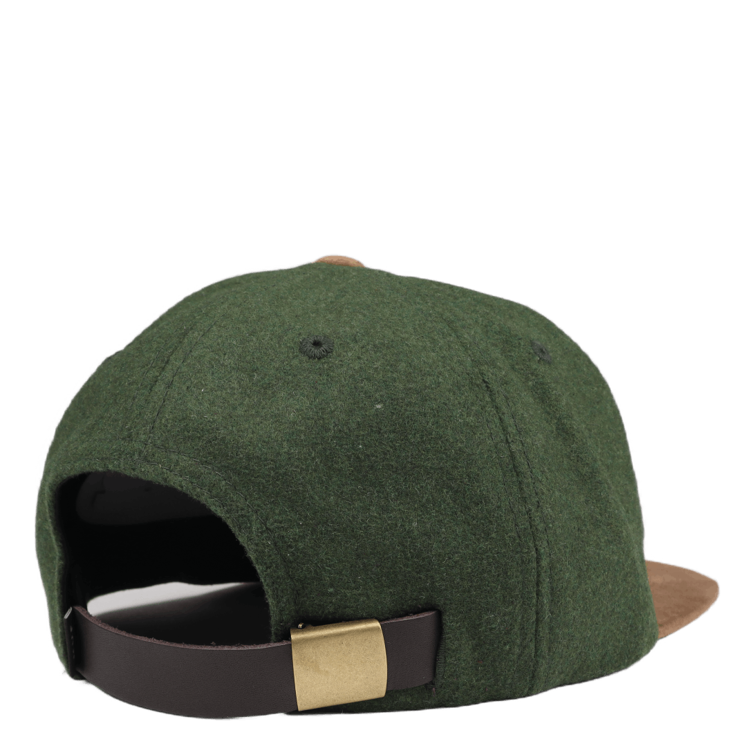 Crown 6 Panel Hat Dark Green